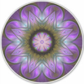 薄紫夕べ曼荼羅 シール (正面)