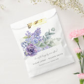 薄紫多糖ユーカリ植物束結婚病 フェイバーバッグ (封をした状態)