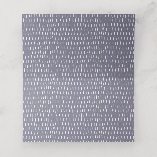 薄紫多糖ユーカリ植物骨格結婚体 プレイスカード (内部開封)