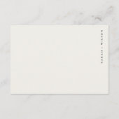 薄紫多肉葉性動物結婚のQRコードRSVP エンクロージャーカード (裏面)