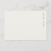 薄紫多血ユーカリ動物結婚披露宴 エンクロージャーカード (裏面)