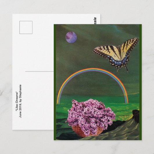 薄紫夢はがき ポストカード (正面/裏面)