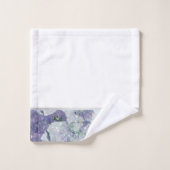 薄紫大理石銀2バスルーム用タオルセット バスタオルセット (ウォッシュタオル)