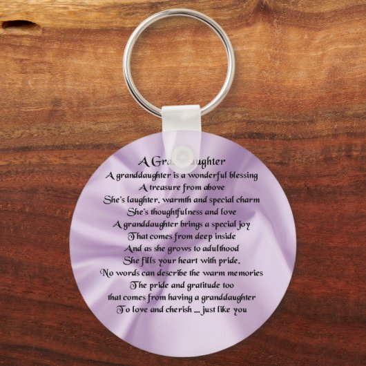 薄紫孫 キーホルダー (正面)