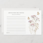 薄紫山花シダの葉の水色結婚の (正面/裏面)