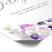 薄紫山花デート夜アイディア。日付jar ポスター (角)