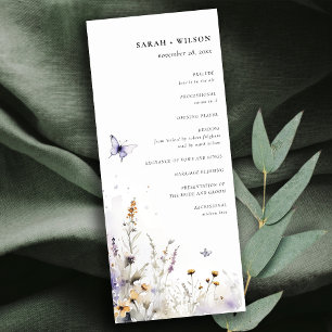 薄紫山花蝶ガーデンプログラム 招待状