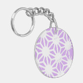 薄紫幾何学 キーホルダー (正面左)