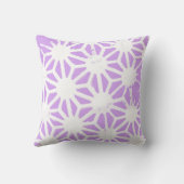 薄紫幾何学 クッション (裏面)