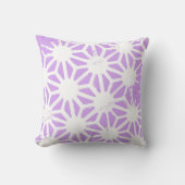 薄紫幾何学 クッション (正面)