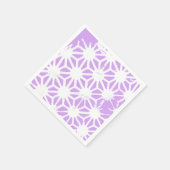 薄紫幾何学 スタンダードカクテルナプキン (角)