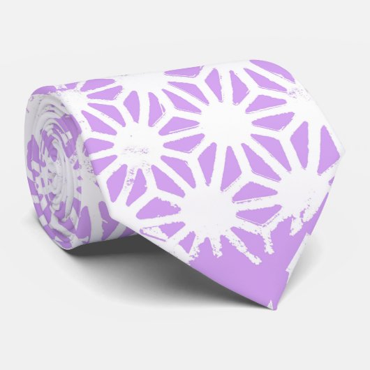 薄紫幾何学 ネクタイ (ロール)