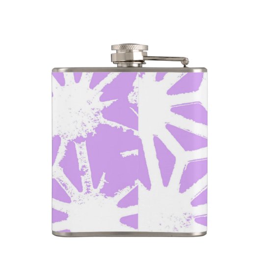 薄紫幾何学 フラスク (裏面)