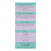 薄紫手作りソープショップワークショップ観光客情報 ラックカード (裏面)