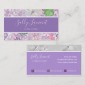 薄紫春コンサルタントコーチ 名刺 (正面/裏面)