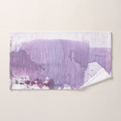 薄紫染色 ハンドタオル (ハンドタオル)