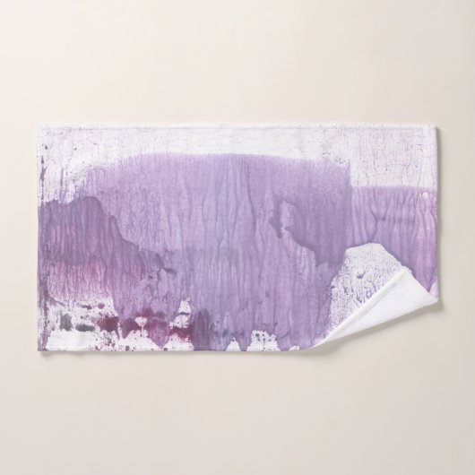 薄紫染色 ハンドタオル (ハンドタオル)