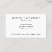 薄紫業務テンプレート 名刺 (裏面)