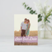 薄紫水カラスプラッシュ |日付はがきを保存 案内ポストカード (スタンド正面)