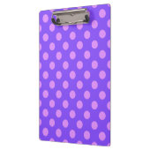 薄紫水玉模様 クリップボード (左)