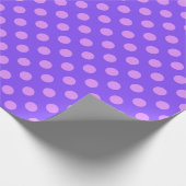 薄紫水玉模様 ラッピングペーパー (角)