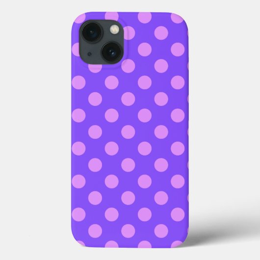 薄紫水玉模様(Priwinkle Case-Mate iPhone ca) Case-Mate iPhoneケース (裏面)