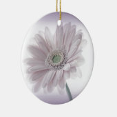 薄紫淡い色のひまわり セラミックオーナメント (右)