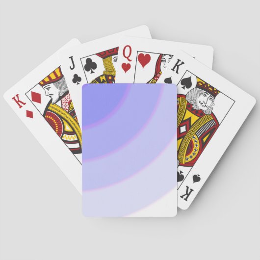 薄紫渦巻きトランプ トランプ (裏面)