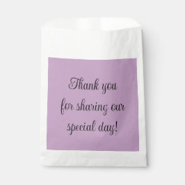 薄紫無地の色 フェイバーバッグ