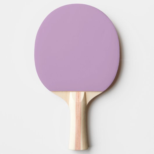 薄紫無地の色 卓球ラケット (正面)