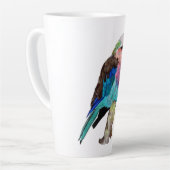 薄紫焼きローラーバード カフェラテマグ (左アングル)