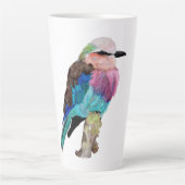 薄紫焼きローラーバード カフェラテマグ (正面)