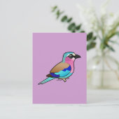 薄紫焼きローラー ポストカード (スタンド正面)