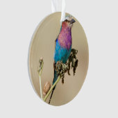 薄紫焼きローラ オーナメント (正面)