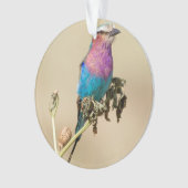 薄紫焼きローラ オーナメント (正面)