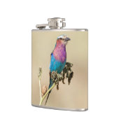 薄紫焼きローラ フラスク (左)