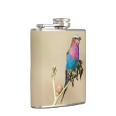 薄紫焼きローラ フラスク (右)