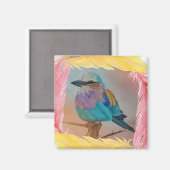 薄紫焼きローラ マグネット (正面/裏面)