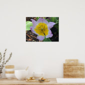 薄紫疑問に思チューリップ ポスター (キッチン)