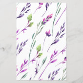 薄紫童話絵文字ベビーシャワーゲーム (裏面)