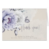 薄紫素朴とアラバスターピーニーフローラありがとう (正面横)