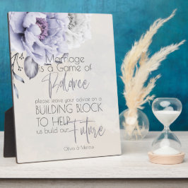 薄紫素朴とアラバスターピーニーフローラ フォトプラーク