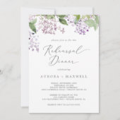 薄紫素朴リハーサル 招待状 (正面)