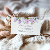 薄紫素朴花表示シャワー エンクロージャーカード
