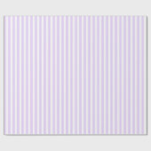 薄紫紫と白ストライプ菓子 ラッピングペーパー (フラット)