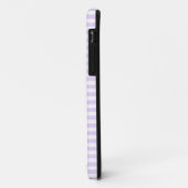 薄紫紫と白ストライプ菓子 Case-Mate iPhoneケース (裏面/左)