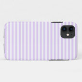 薄紫紫と白ストライプ菓子 Case-Mate iPhoneケース (裏面(横))
