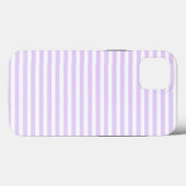 薄紫紫と白ストライプ菓子 Case-Mate iPhoneケース (裏面 (横))