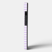 薄紫紫と白ストライプ菓子 Case-Mate iPhoneケース (裏面 / 左)