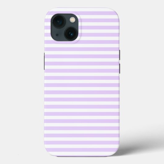 薄紫紫と白ストライプ菓子 Case-Mate iPhoneケース (裏面)
